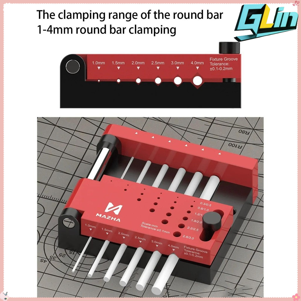 ﻿ Mazha T0012 พลาสติก Borehole Positioner Locator - รอบ Rod Center เจาะเครื่องมือสําหรับ DIY Hobby &