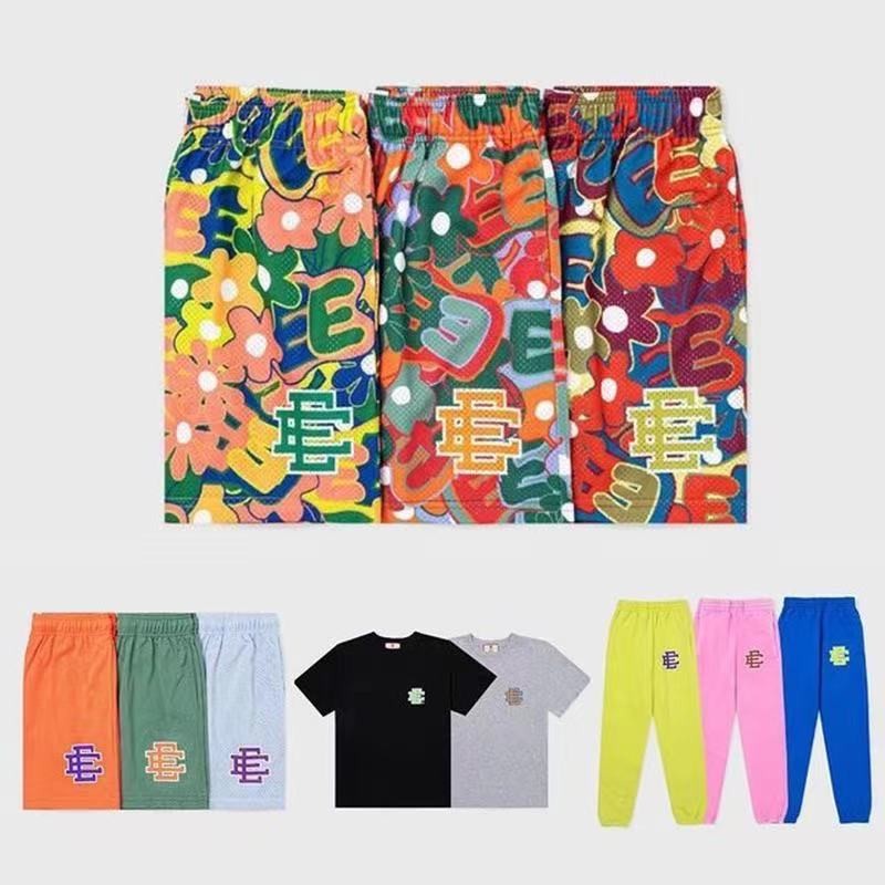 Eric Emanuel Hawaiian 夏威 Jidea Jidea พิมพ์การันกีฬา短裤网眼夏美潮