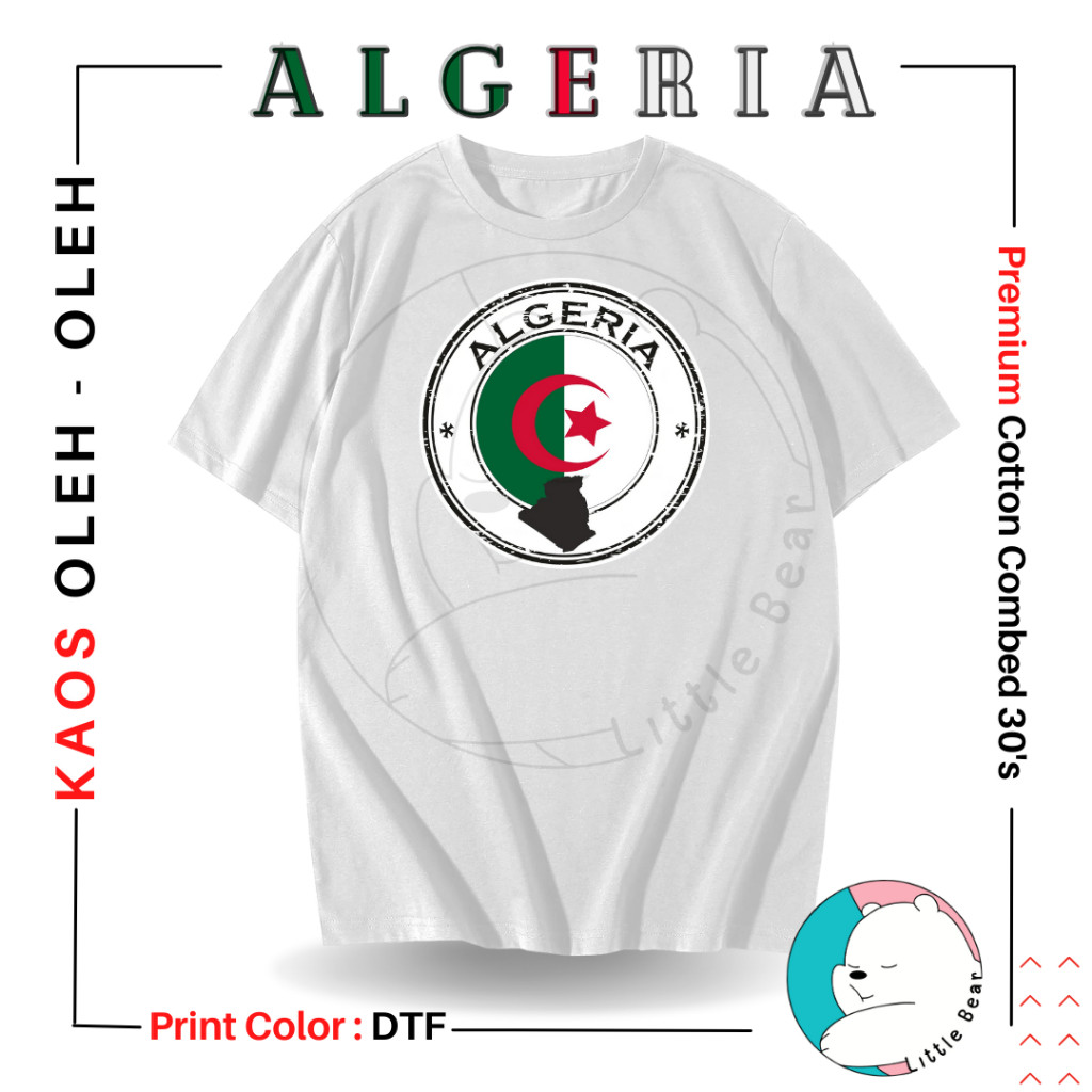 เสื้อยืด Algeria ของที่ระลึก Algeria ของที่ระลึก Type 4