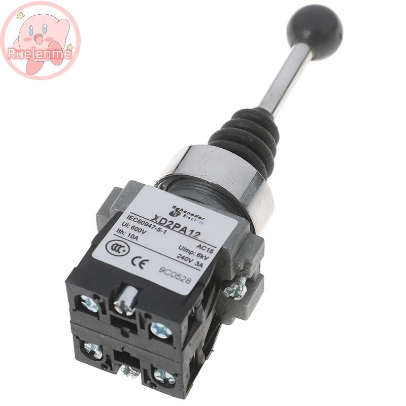 Uelenme 1 PC 2NO 2 ตําแหน่งสวิตช์โยก XD2-PA12 XD2-PA22 จอยสติ๊ก controllers สวิทช์ TH