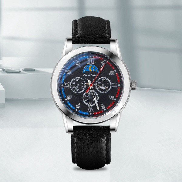 saiko นาฬิกา ธุรกิจนาฬิกาลำลอง 2024 Wokai wokai นาฬิกาสำหรับธุรกิจนาฬิกากีฬาควอตซ์นาฬิกาลำลองเข็มขัด