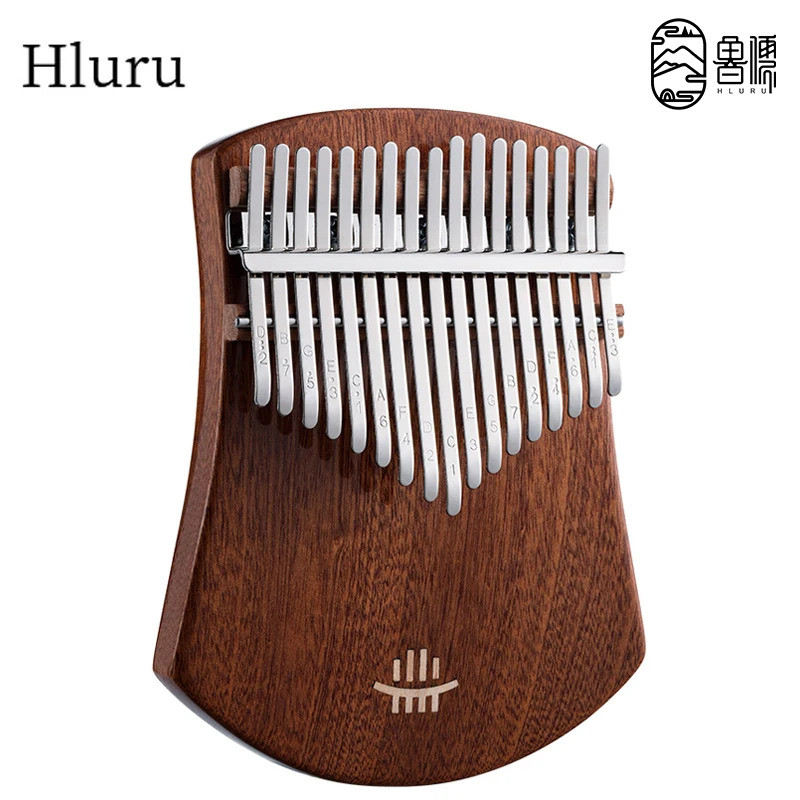 Hluru 17 Key Kalimba Music Instrument Thumb Piano Full Veneer ไม้เนื้อแข็ง Kalimba 17 คีย์นิ้วมือเปี