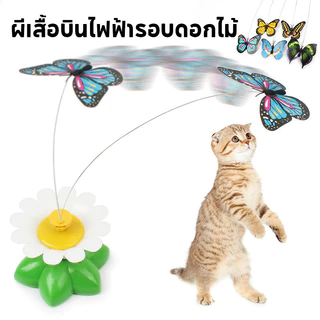 😻พร้อมส่ง😻ของเล่นแมว ของเล่นแมวหมุน นกไฟฟ้าและผีเสื้อ