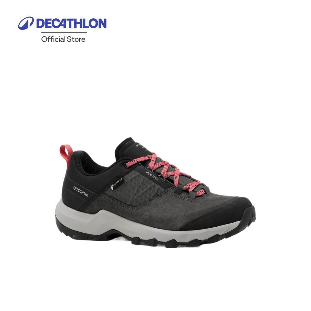 Decathlon Women's waterproof mountain walking shoes - MH500 รองเท้าหุ้มข้อผู้หญิง รุ่น MH500 - สีเทา