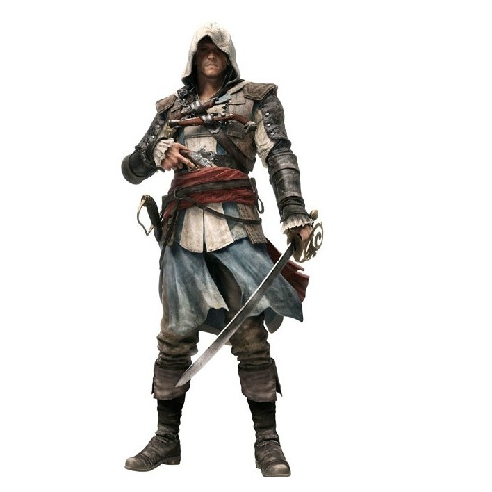 เครื่องแต่งกายคอสเพลย์ Assassin's Creed Edward Kenway พร้อมเกราะหนังเทียม