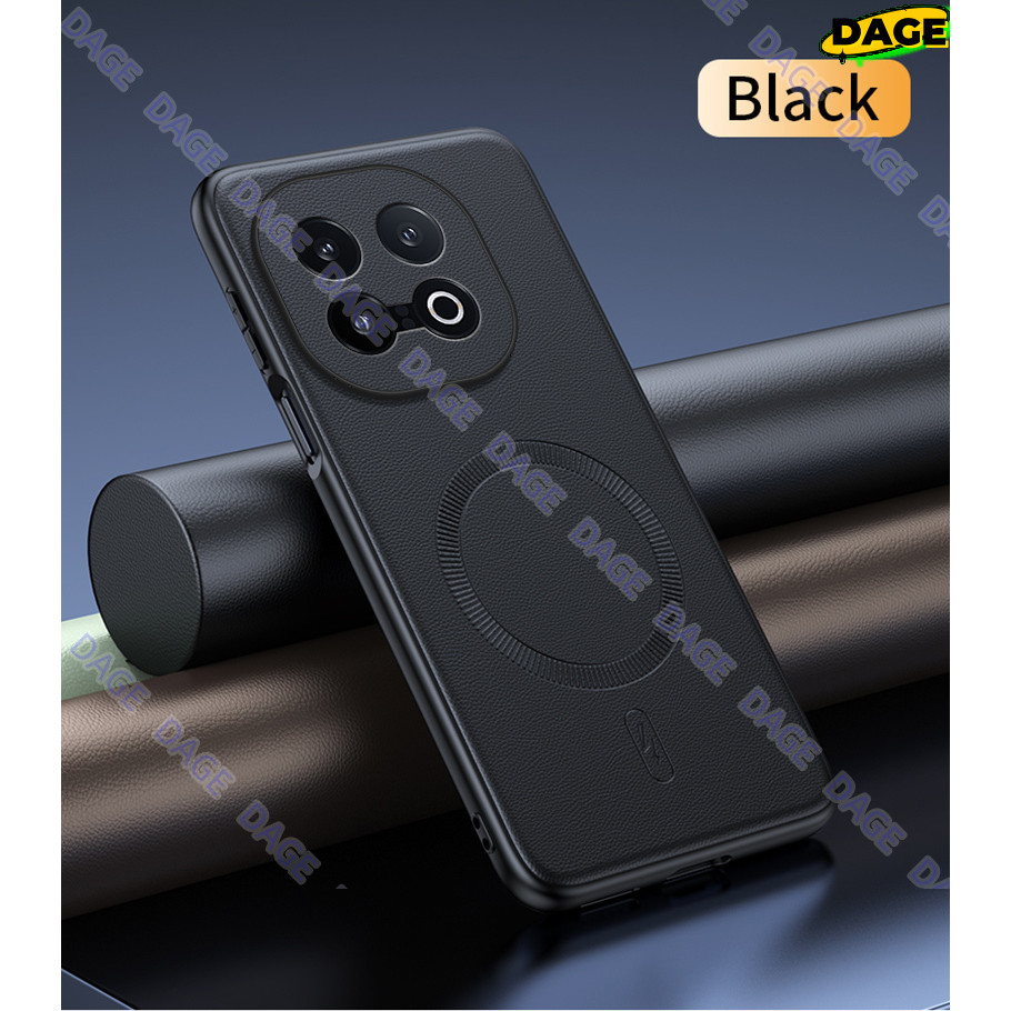 COD DAGE สําหรับ VIVO IQOO 13 กรณีแม่เหล็กหนัง Shield สําหรับ VIVO IQOO 13 Anti-Fingerprint Non-Slip