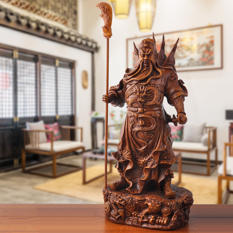 Lucky Guan Gong Guan Yu Wu God of Wealth Guan Erye ห้องนั่งเล่นสํานักงานตกแต่งบ้านตกแต่งบูชาพระพุทธร
