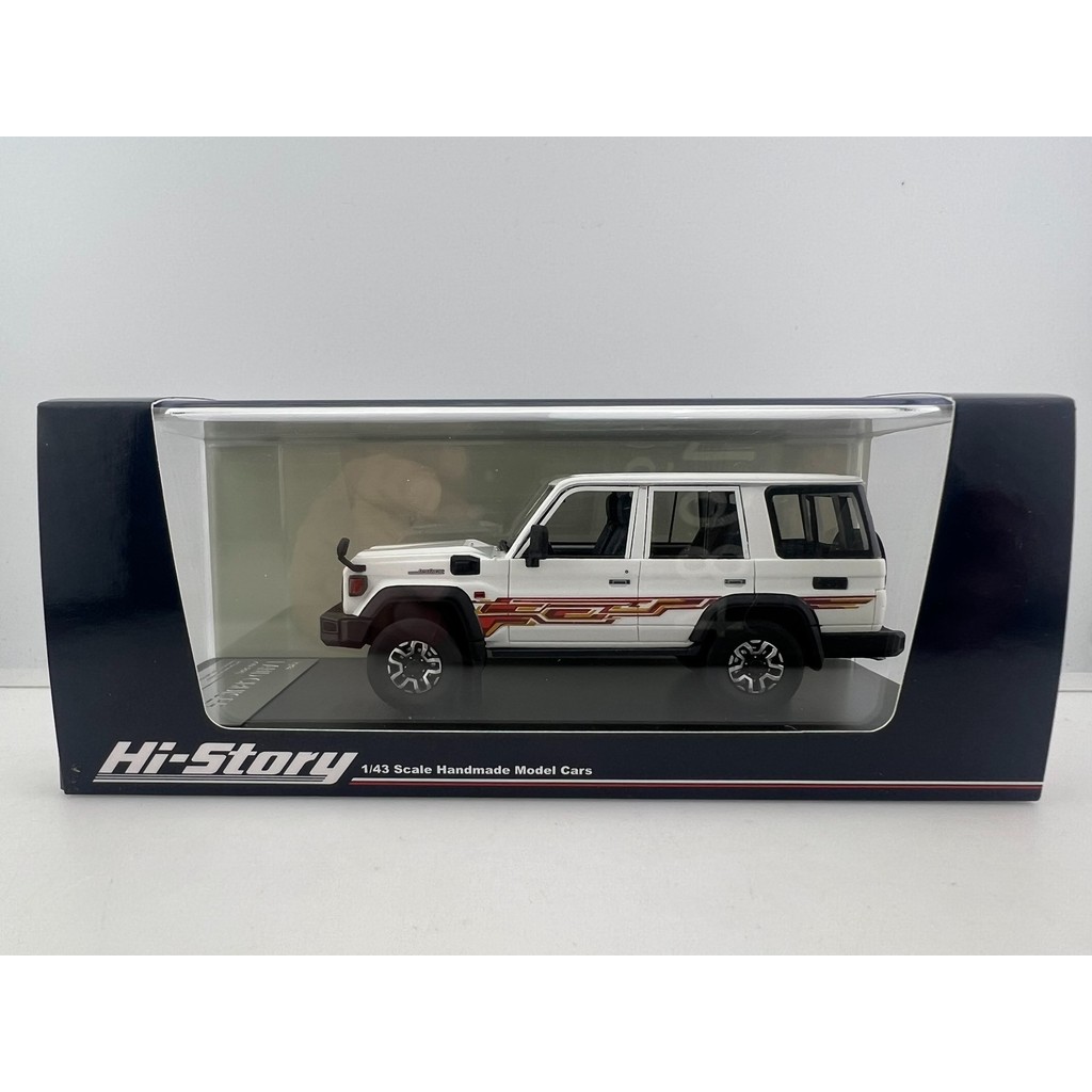 Hi-Story 1/43 Toyota LAND CRUISER 70 AX Toyota LAND CRUISER (70AX (2023 โมเดลรถเรซิ่น) หายากมาก เพื่