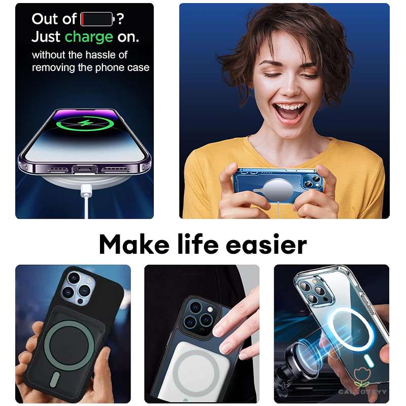 Magnetic Ring แผ่นแม่เหล็กชาร์จไร้สาย แผ่นดึงดูดแม่เหล็กสี บางเฉียบ แหวนแม่เหล็กสำหรับโทรศัพท์ แม่เหล็กติดมือถือแหวนอะแด - รูปที่ 4