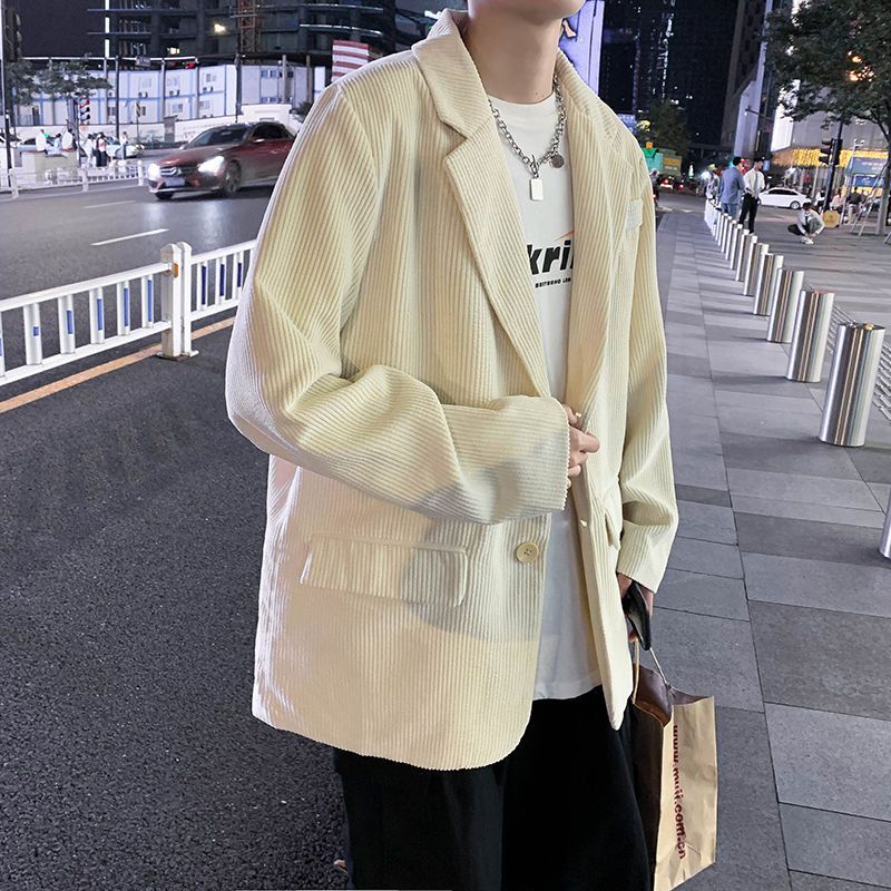 เสื้อสูทผู้ชายสไตล์ฮ่องกง อินเทรนด์สำหรับฤดูใบไม้ผลิและฤดูใบไม้ร่วง - รูปที่ 4