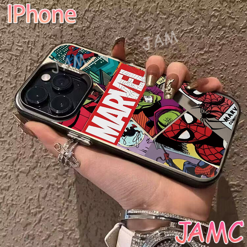 เคส iPhone สำหรับ สไปเดอร์แมน iPhone 17 16 15 14 13 12 11 Pro Max 7 8 Plus X XS XR XS Max SE เคสซิลิโคน TPU แบบนิ่ม
