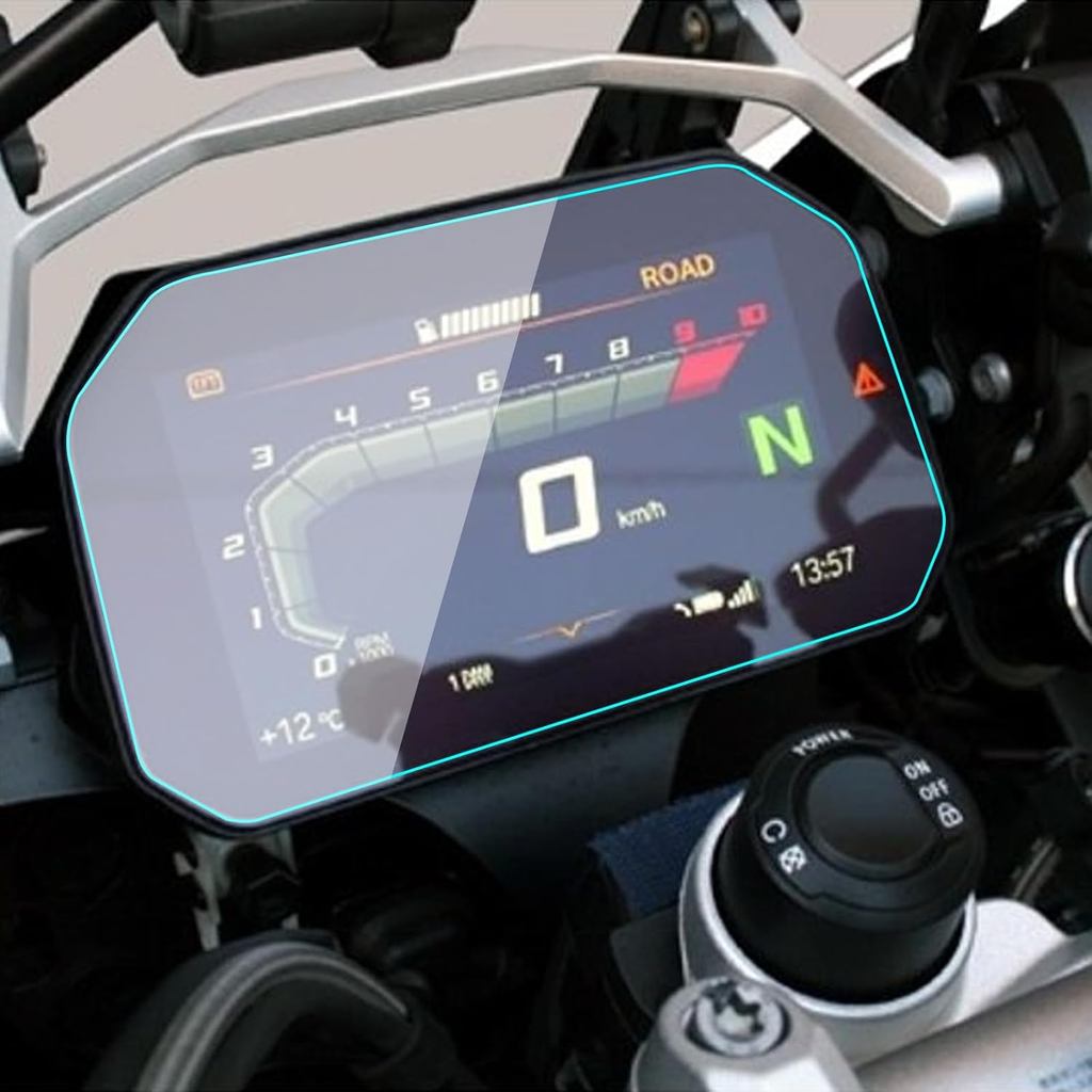 Motokano 2 ชุด TPU Speedometer ฟิล์มป้องกันหน้าจอใช้งานร่วมกับ B-MW S1000RR 2019-2023 /S1000XR 2020-