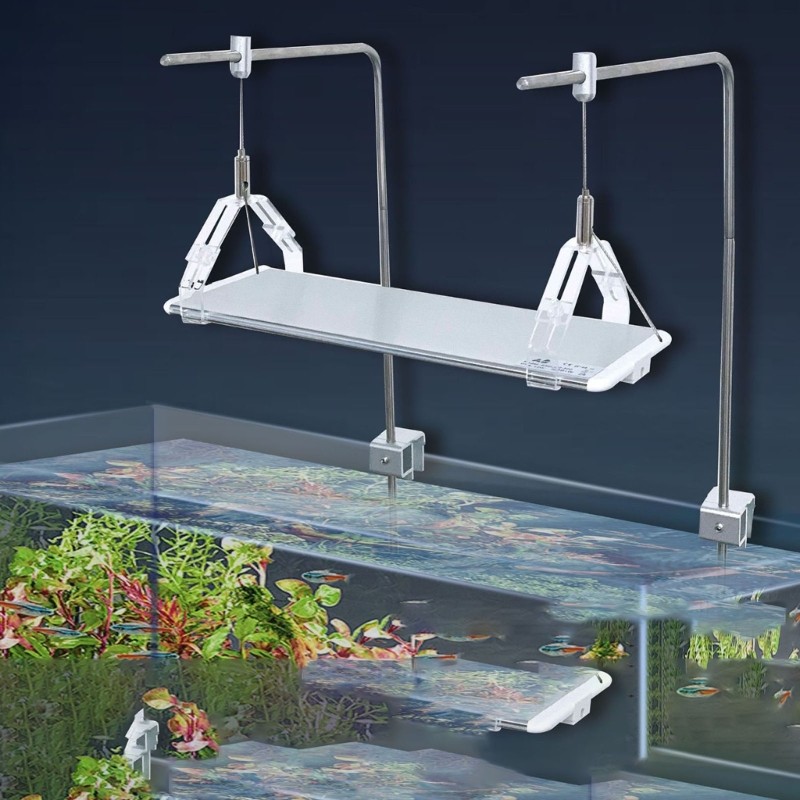 BTF หลายมุม Regulable Aquariums Lighting Mount Heavy Type อลูมิเนียม Construction Fit ส่วนใหญ่ LED F