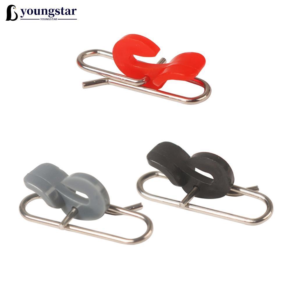 ลูกเบ็ด Snaps Swivels สแตนเลส สำหรับตกปลา พร้อมปลดได้รวดเร็ว จำนวน 10 ชิ้น