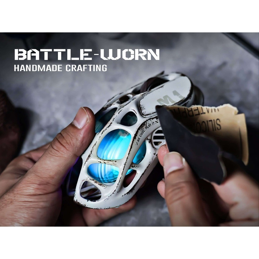 GravaStar Mercury M1 Pro Gaming Mouse Ergonomic PVC 1K4K Hz Polling Rate 4 User Profiles & 5 Backlig