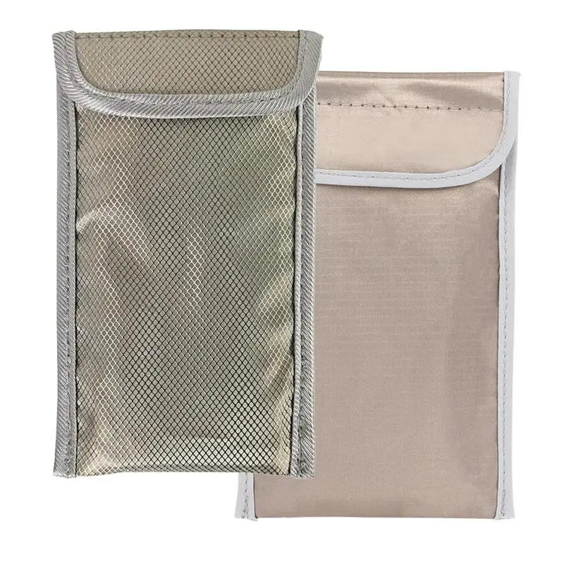 สัญญาณการปิดกั้น Faraday กระเป๋าสําหรับโทรศัพท์ Anti-theft Key Fob Shield Emf Gps Location Info Secu