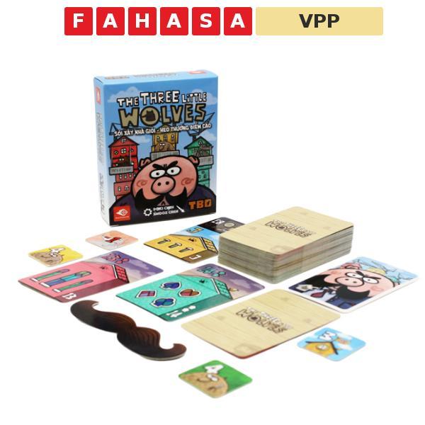 Boardgame Three Little Wolves - The Wolf Builds a Good House, Pig Enjoys High Scores