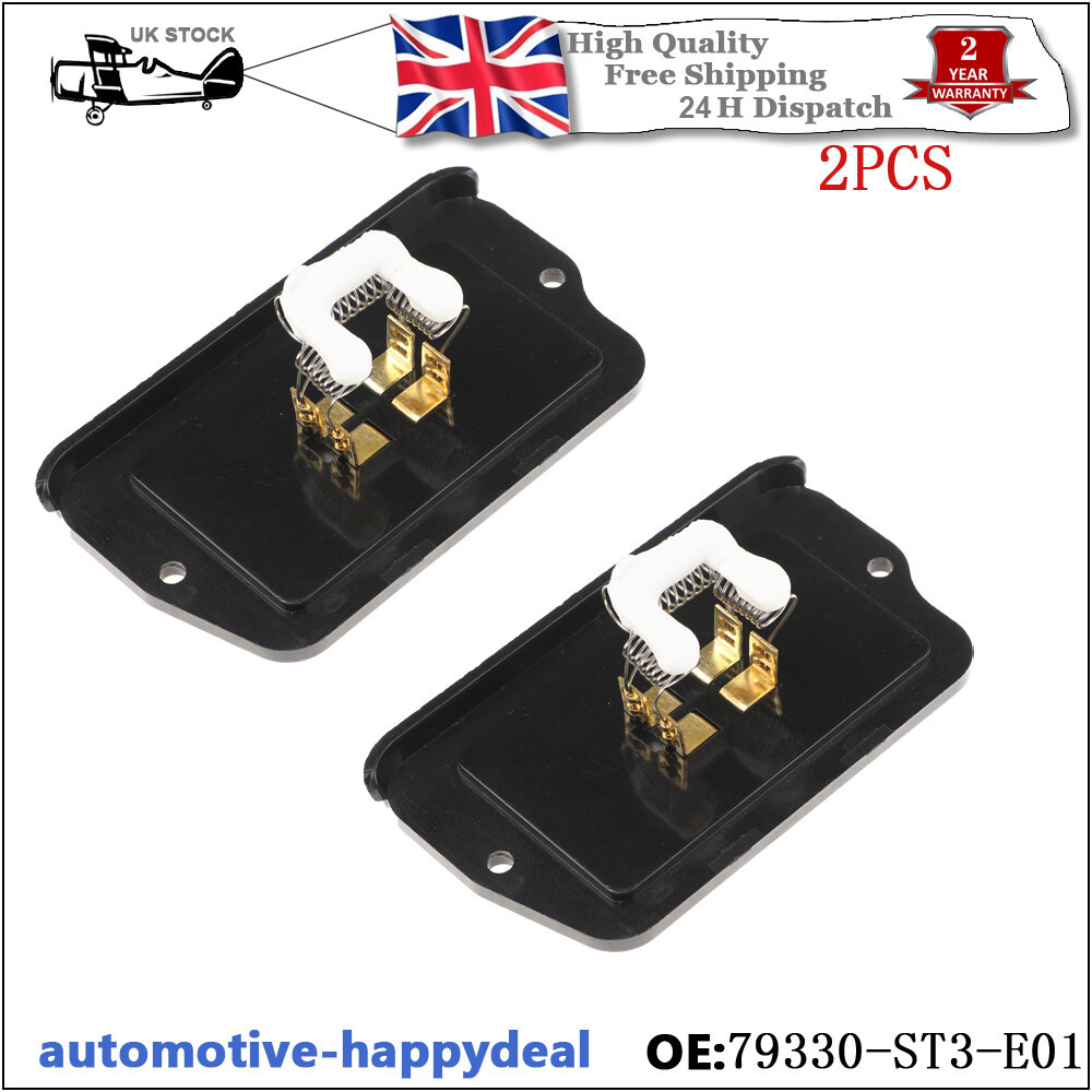 2x เครื่องทําความร้อนพัดลมโบลเวอร์ตัวต้านทานสําหรับ Honda Civic MG ZS Rover 25 400 45