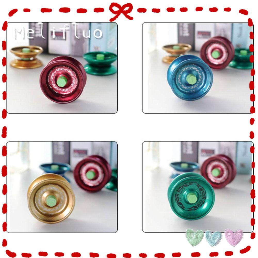 MELIFLUO 1A Yoyo Ball, Anti Drop Alloy Yoyo ของเล่น, ความเข้มข้นเริ่มต้นทนทาน Dead Sleep Yoyo