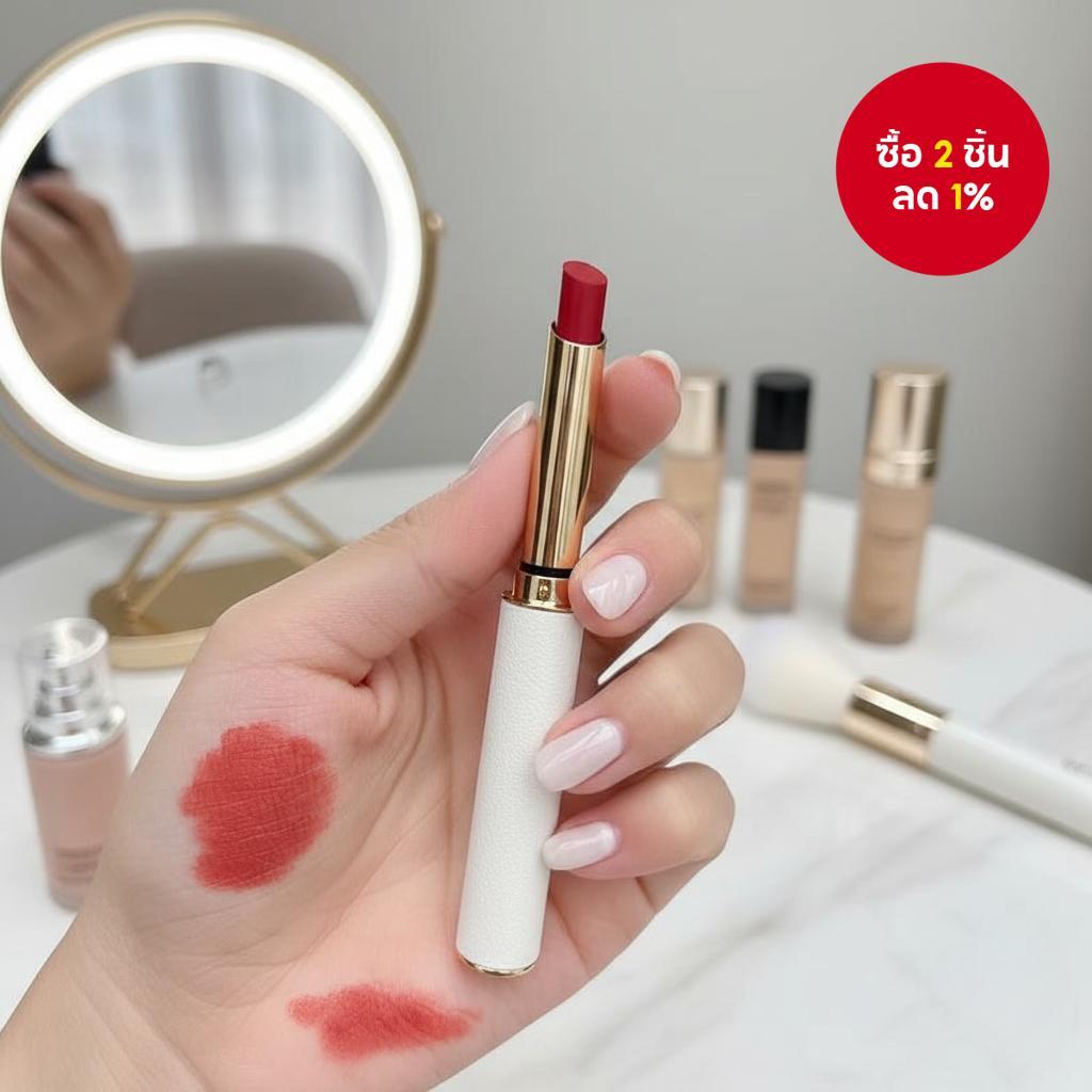 MKING PRETTY ลิปสติกเนื้อกํามะหยี่ – แมทท์บางเบาชุ่มชื้น ติดทนนานตลอดวัน