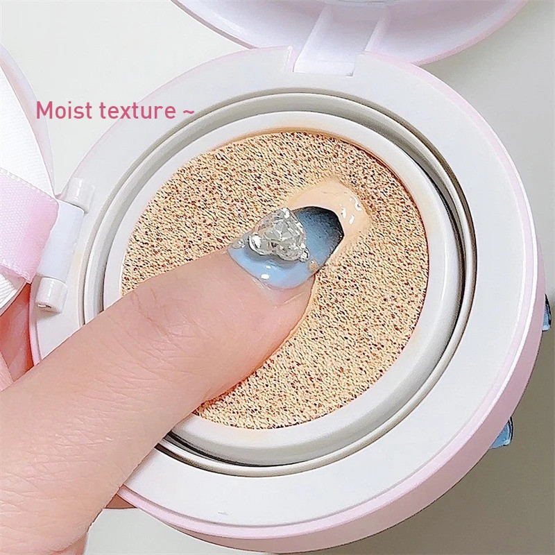 3 สี Air Cushion Cc ครีมกันน้ํา Liquid Foundation ครีม Full Coverage Oil-control Long-lasting Face ค