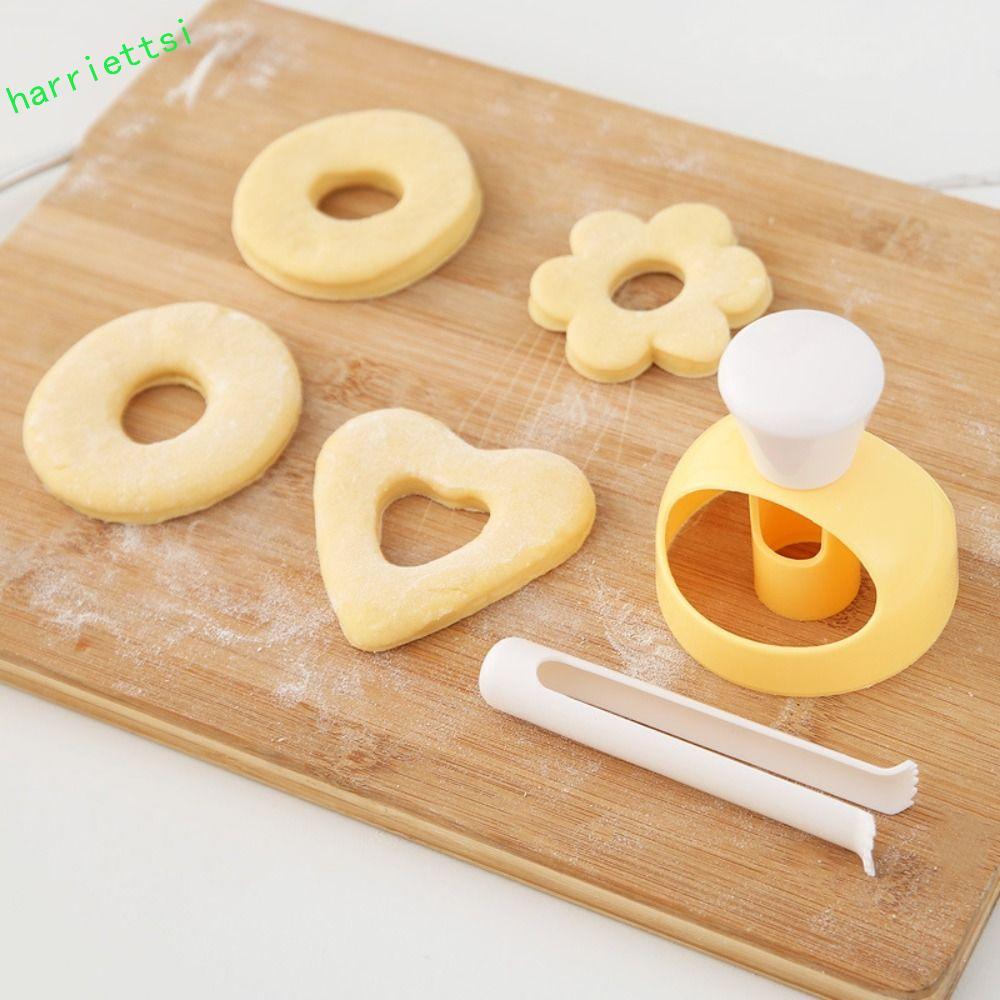 HARRIETTSI Donut Mould Pastry Cookies Bakeware Plastic Creative Dough Maker