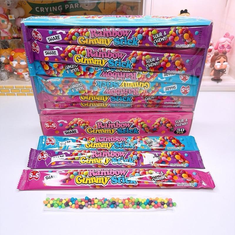 เยลลี่ SOUR แคนดี้ เคลือบเกล็ดสายรุ้ง 1 กล่อง 30 ชิ้น รูปที่ 5