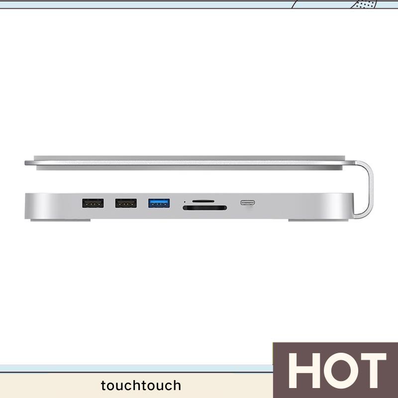 Type-C USB C Hub กล่องใส่ฮาร์ดไดรฟ์ Docking Station NVME M. 2 SSD Case 4K รองรับสําหรับ Mini/สําหรับ