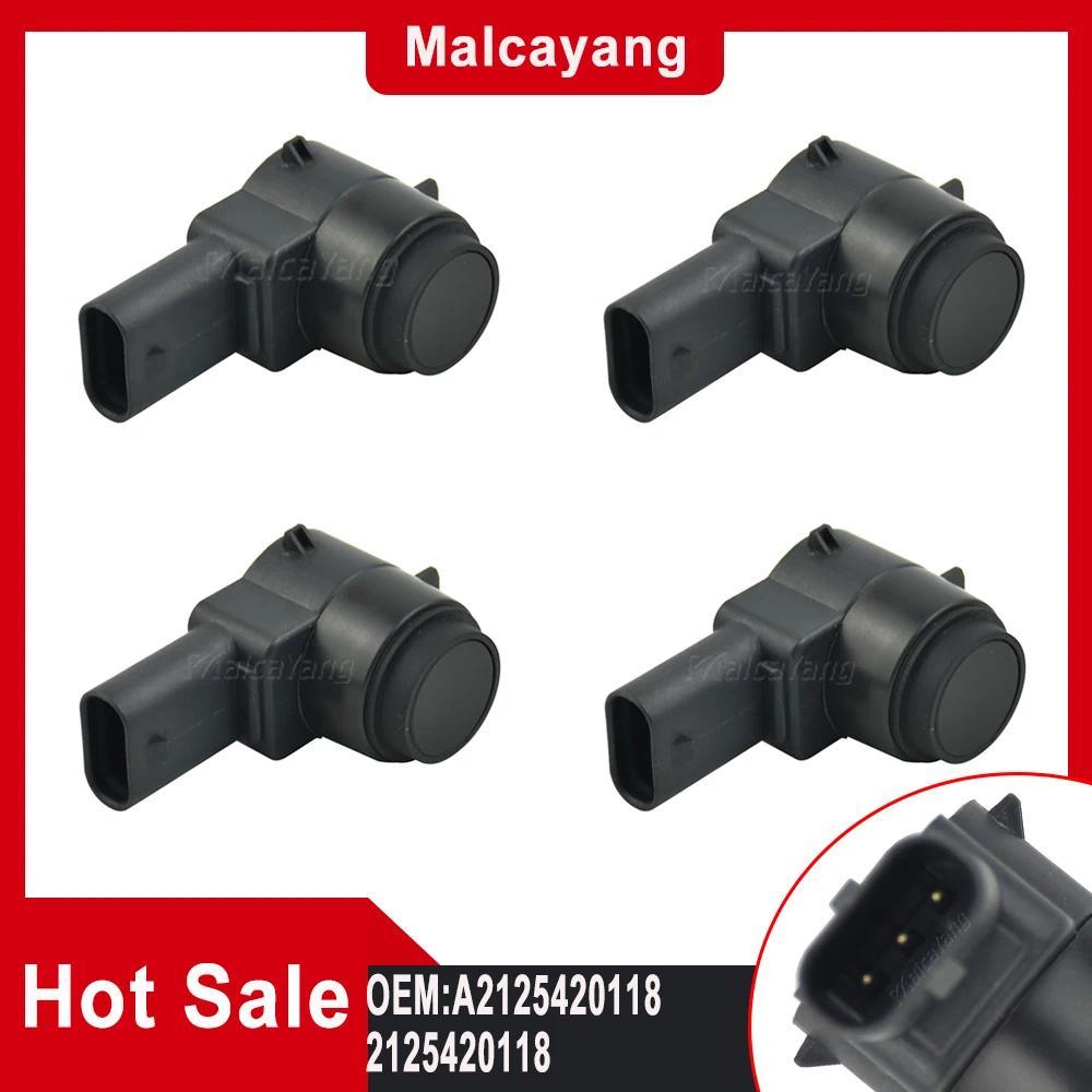 เซ็นเซอร์ที่จอดรถ 4 ชิ้น PDC เซ็นเซอร์ Parktronic A2125420118 2125420118 อะไหล่รถยนต์สําหรับ Mercede