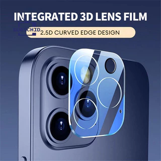 ฟิล์มเลนส์กล้อง3D/9H รุ่น กระจกกันเลนส์ For iOS 17 16 15 Pro Max 11 14 12 13 Pro Max 12 13 Mini 16 15 Plus แบบเต็มแผ่น
