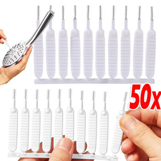 แปรงทําความสะอาดหัวฝักบัว 10/30/50 ชิ้น - แปรงปัดฝุ่นช่องว่า…