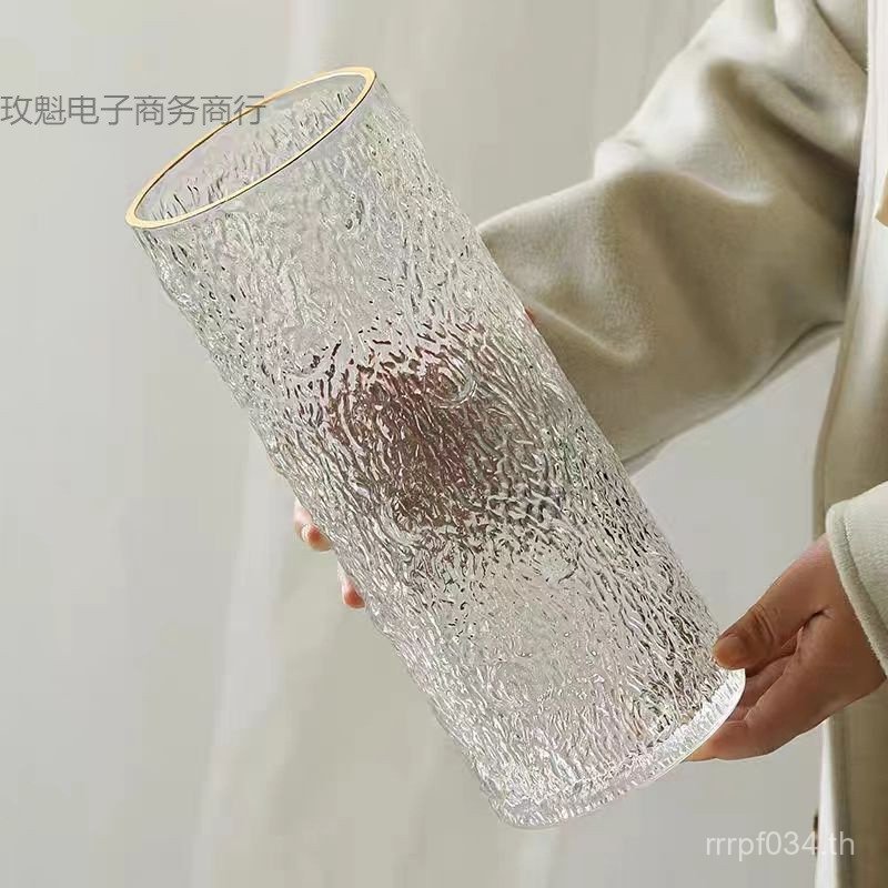 แจกันแก้วโปร่งใสแบบไฮโดรโปนิกส์ ขนาดใหญ่ สำหรับห้องนั่งเล่น สไตล์โมเดิร์น N7M