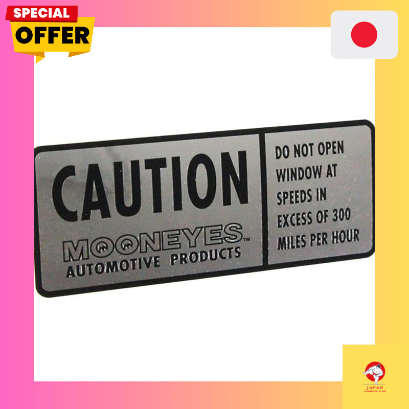 Moon Eyes Sticker MOONEYES CAUTION