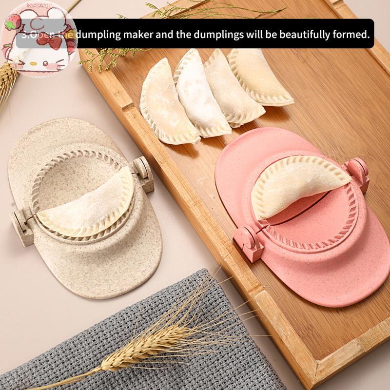 Tast Dumpling Machine แม่พิมพ์กดเกี๊ยว อุปกรณ์ทําครัวเบเกอรี่ Pastry เครื่องมือ Clamp ทําจากฟางข้าวสาลี