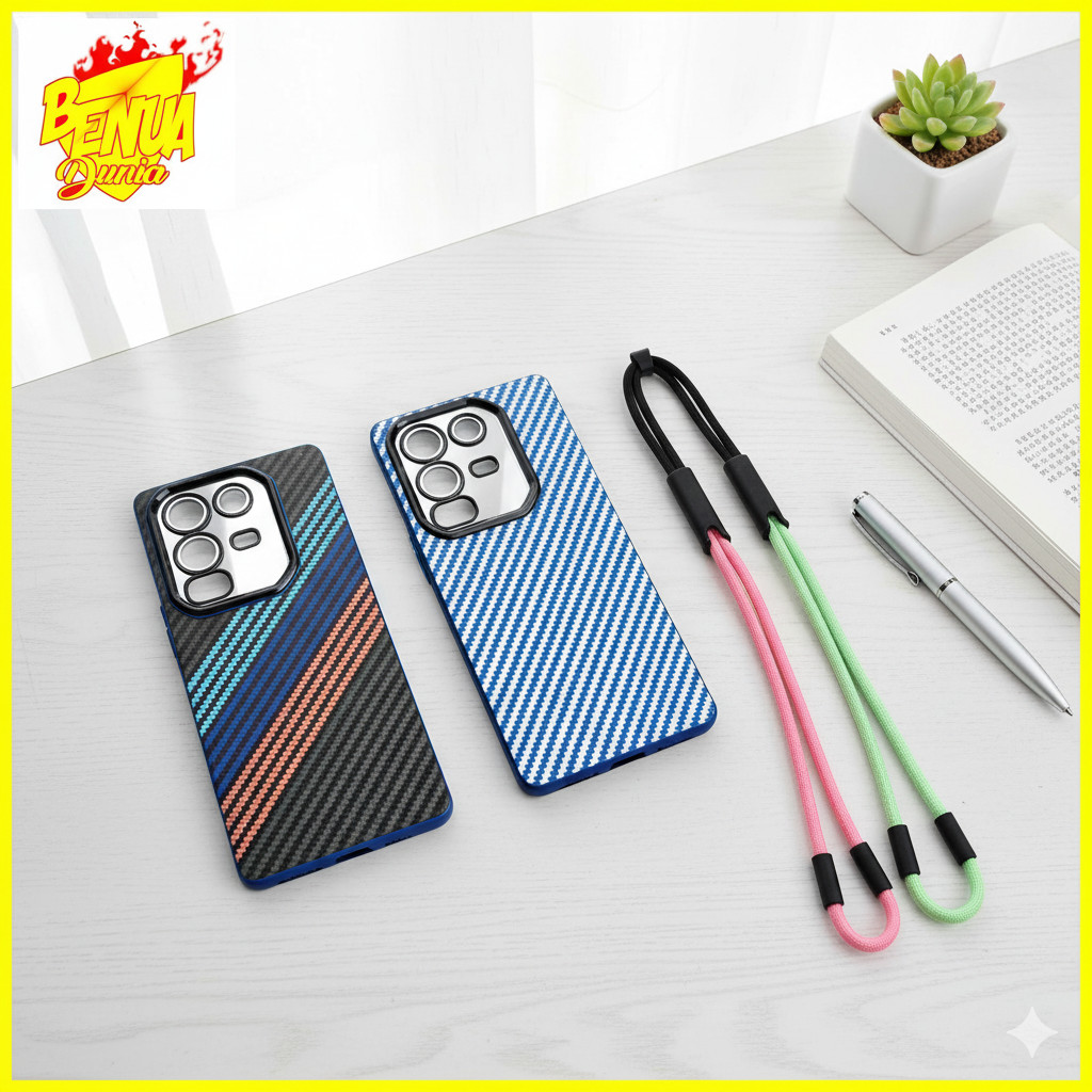 CASE CHROME PROTECTION CAMERA HYBRID HOLOGRAM TIN CARBON MOTIF REALME 9i 2 PRO NOTE 60 NOTE 50 NARZO