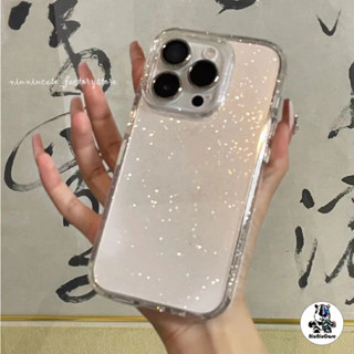 เคส แฟชั่น หรู ซิลิโคน ใส กากเพชร สำหรับ iPHONE 16 15 Pro Ma…