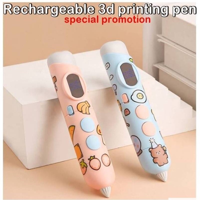 3D Printing Pen Montessori Toy For Kids Creative DIY Drawing Pen Printer