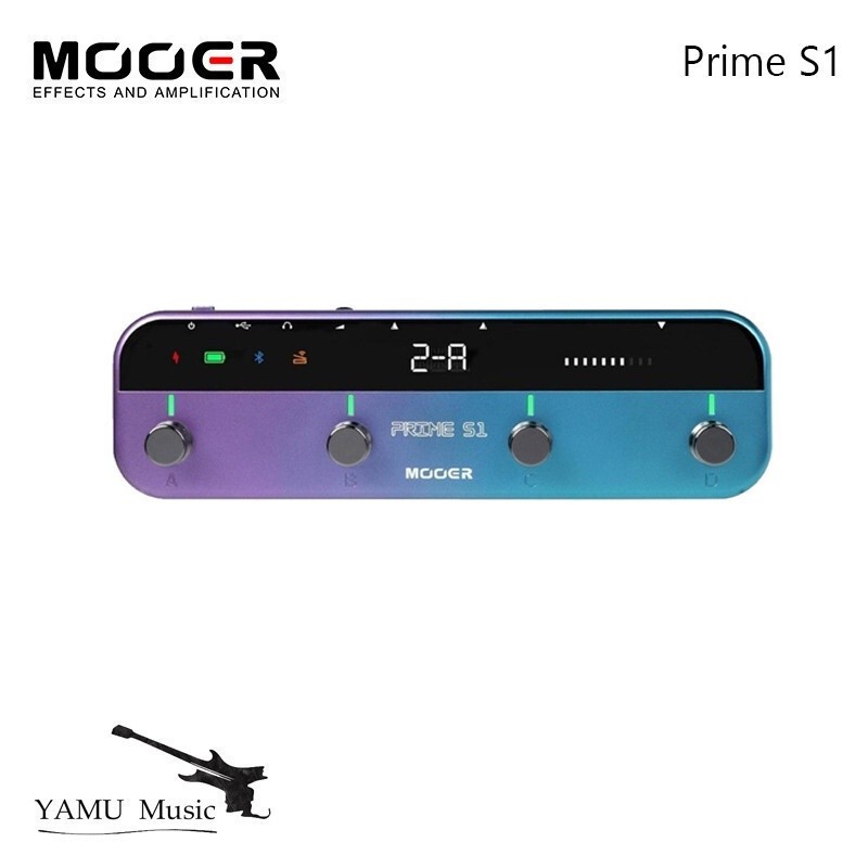 MOOER Prime S1 MultiEffects Processor Stereo Electric Guitar Pedals with Footswitch Controller 2 IN 