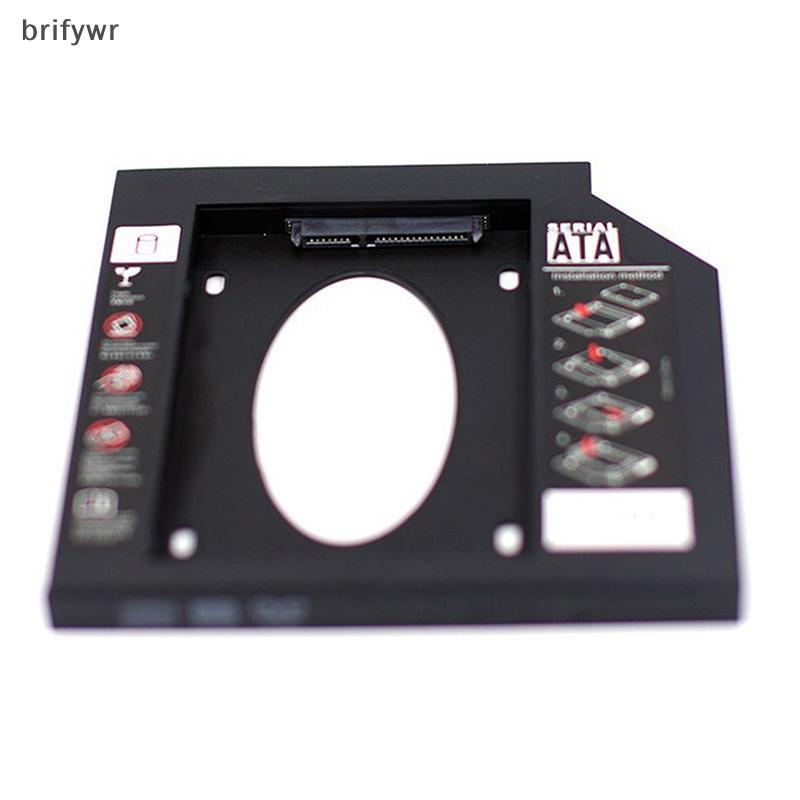 Bri พลาสติก 9.0 มม.9.5 มม.12.7 มม.HDD แคดดี้ SATA 3.0 ฮาร์ดดิสก์ไดรฟ์ SSD กล่องสําหรับแล็ปท็อป CD-RO