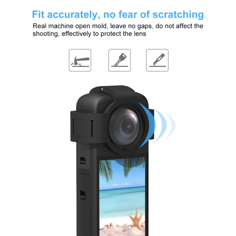 ฝาครอบป้องกันเลนส์กล้อง Camnoon สำหรับ Insta360 X3 thumbnail 3