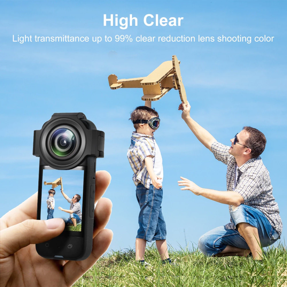 ฝาครอบป้องกันเลนส์กล้อง Camnoon สำหรับ Insta360 X3 thumbnail 8