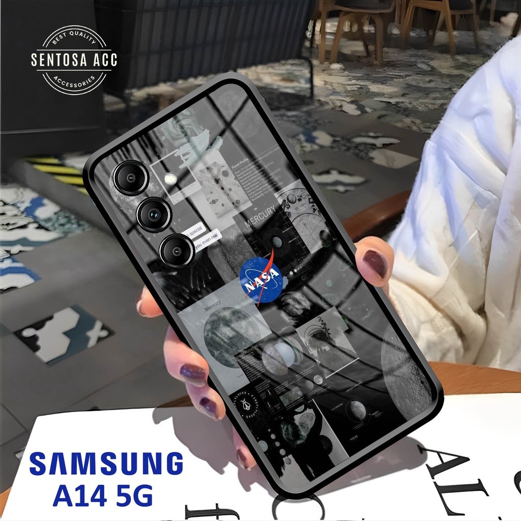 Softcase Glass Kaca SAMSUNG A14 (5G) - เคส HP SAMSUNG A14 (5G) [ S67 ].