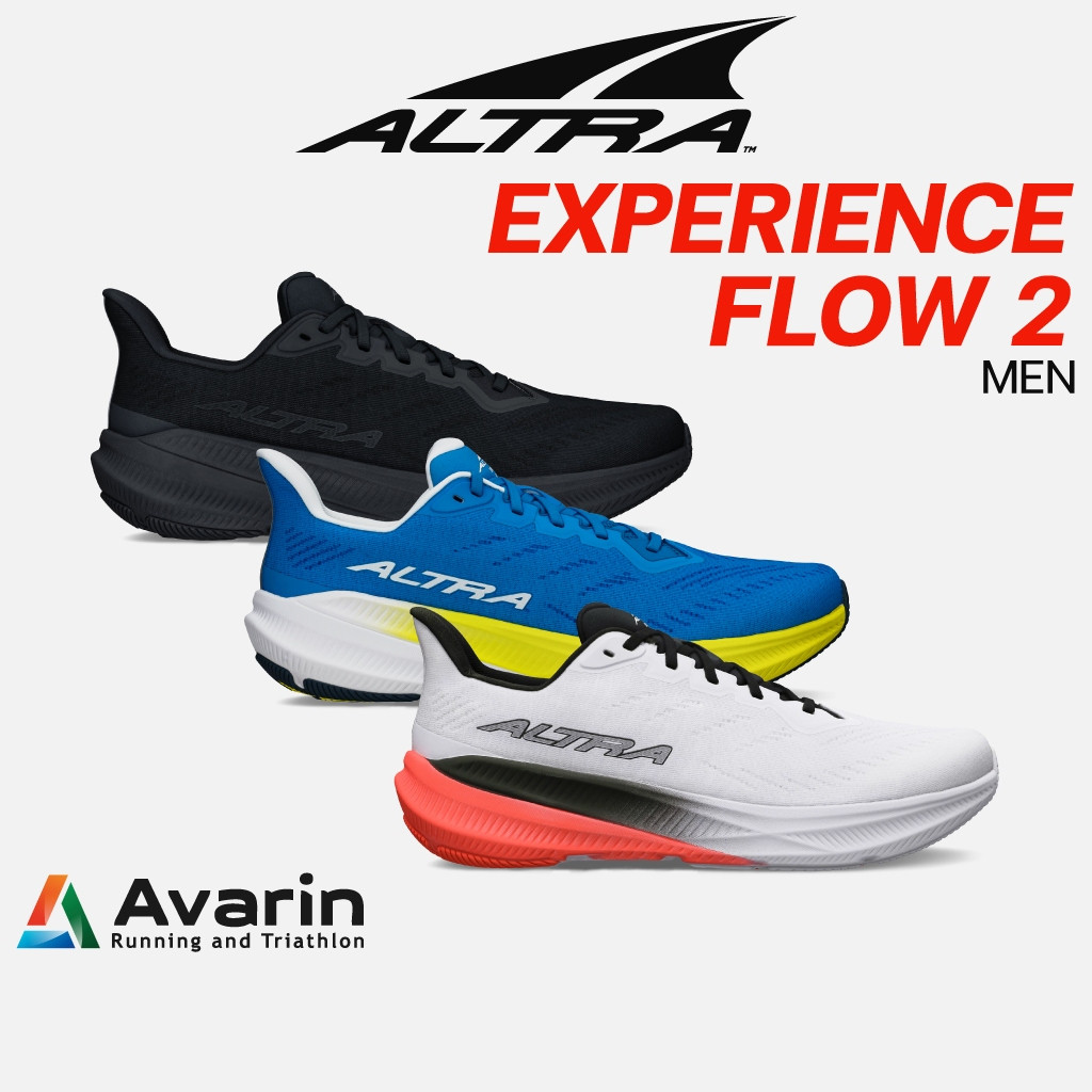 Altra Experience Flow 2 รองเท้าวิ่งสำหรับผู้ชาย นุ่มสบาย ไม่บีบหน้าเท้า