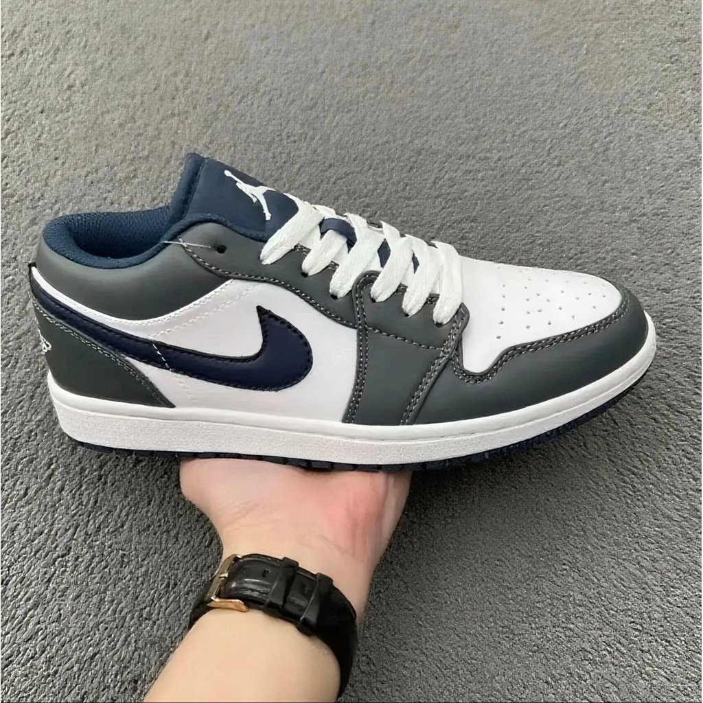 Nike/Nike [เวอร์ชั่นต้นฉบับบริสุทธิ์ชั้นแรกเต็ม] 1 หนังต่ําสบายทนต่อการสึกหรอรองเท้าบาสเก็ตบอลย้อนยุ