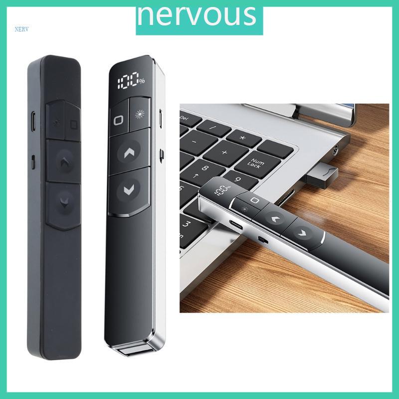 NERV 2 4GHz USB Presentation Clickers Presenter Remote USB Controllers Powerpoint Clickers Pointers