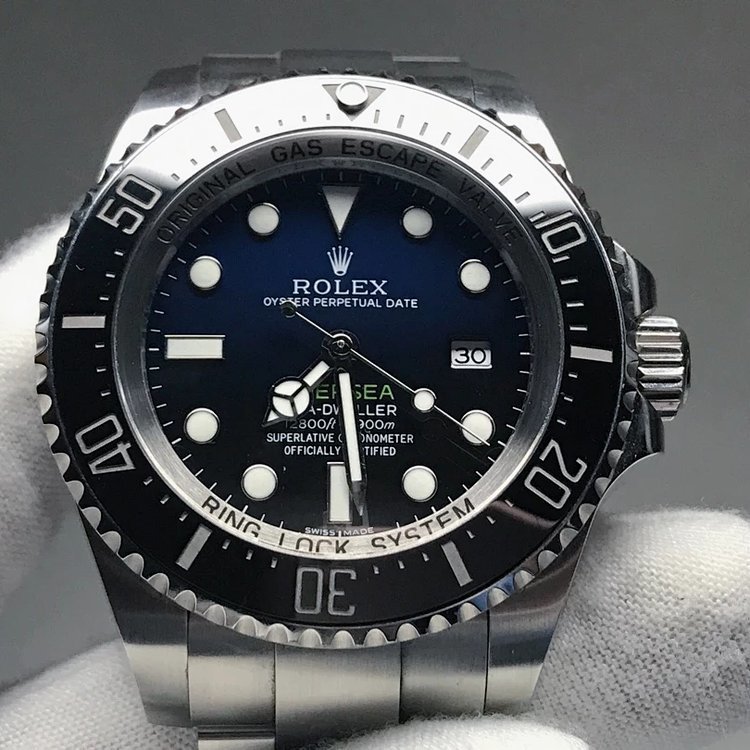 R ROLEX [N Factory] Gradient Water Ghost deepsea Series Demon King V7 Version Deep Diving SeaDweller