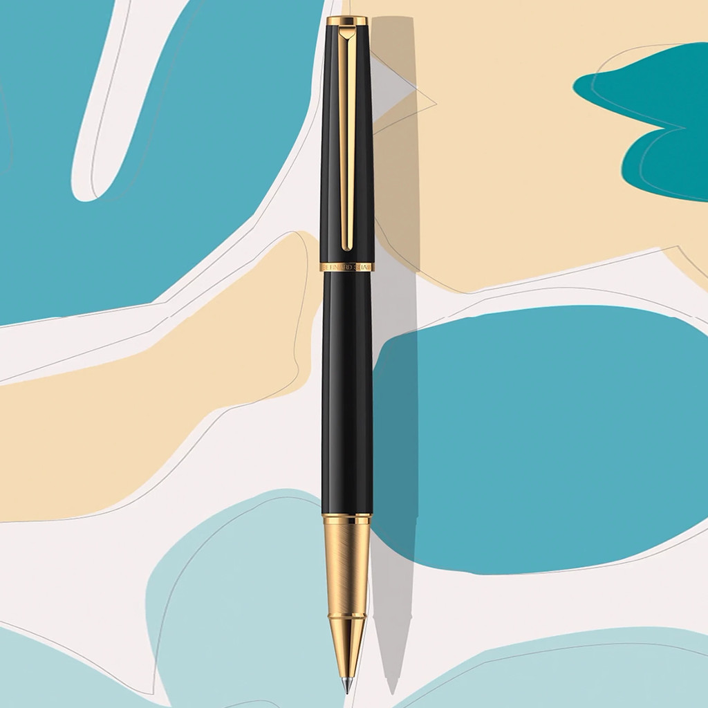 Bernard Shaw Galaxy Series Rollerball ปากกา 18k คลิปทอง 0.44 มม.Nib High-end ธุรกิจปากกาลายเซ็นโรงเร