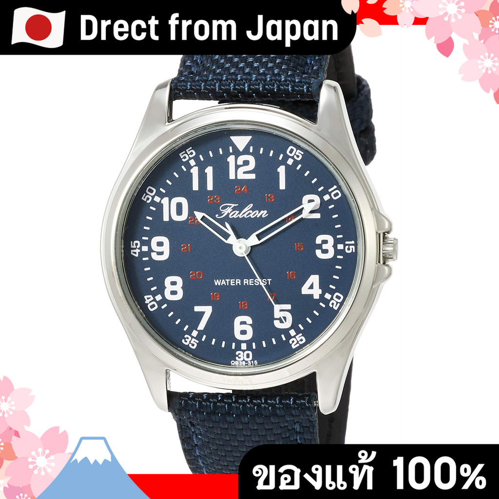 【Direct from Japan】[Citizen Q & Q] สายหนังกันน้ำแบบอะนาล็อกนาฬิกา QB38-315 กองทัพเรือชาย ซื้อจากร้านค้าอย่างเป็นทางการ ของแท้ 100%