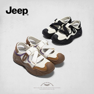 JEEP รองเท้าแตะผู้หญิงสไตล์Mary Jane แบบBreathable สำหรับกิจ…