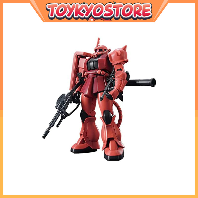 BANDAI SPIRITS HGUC Mobile Suit Gundam Char's Zaku II 1/144 Scale Color-Coded Plastic Model [Direct 